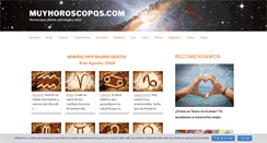 Desktop Screenshot of muyhoroscopos.com
